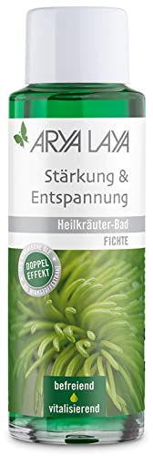 ARYA LAYA Heilkräuter-Bad Stärkung & Entspannung, 200 ml: Wellness & Pflege für zu Hause mit Fichten-Extrakt, nach körperlicher Anstrengung, bei grippaler Abgeschlagenheit & Erschöpfung, vegan