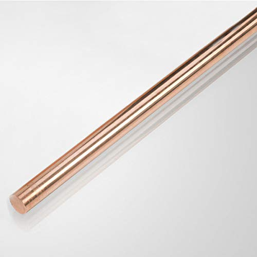 1 Paar (2 Stück) Kupfer-Elektroden Ø6 x 100 mm für Kupferelektrolyt Galvanik 10 cm Cu 99,9, Verkupfern, Stiftgalvanik, Tampongalvanik - Polymet - Reine Metalle.®