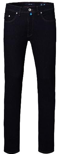 Pierre Cardin Herren Jeans Lyon | Männer Hose | Tapered Fit | Blue/Black Stonewash Washed | Blue/Black Stonewash 8007 6801 | 44W - 34L