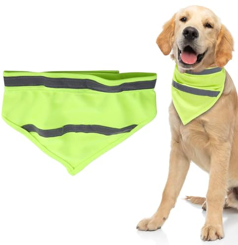 Hundehalstuch Reflektierendes Halstuch für Haustiere Waschbares Dreiecks-Hundebandana Bequemes Halsband Lätzchen Halstuch für kleine mittlere Hunde Katzen Haustiere