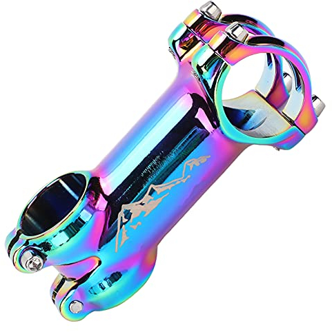 Lenkervorbau Fahrrad Lenker Vorbau, Gute Zähigkeit Fahrrad Vorbau Bunte Praktisches Leichtgewicht für Fixed Gear Fahrräder für Rennräder(80MM)