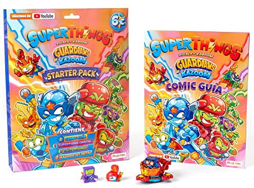 Rivalen of Kaboom 8431618018002 Guardians Kazoom, Magazin, das einen Comic-Führer mit der Geschichte der Serie und 1 Kazoom Jet mit Metallic-Effekt enthält