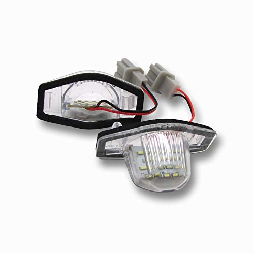 ZERTRAN LED Kennzeichenbeleuchtung Ersatz für 34101S60013, 34100S60013, 34101S5AA01 CR-V FR-V HR-V Jazz