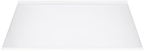 easyPART passend für gorenje 433266 Glasplatte oben für Kühlteil 482x325mm | mit Leisten in KühlGefrierKombination, Ablageboden, Weiße Leiste vorne und hinten, Mittig eingesetzt, Kühlschrank