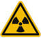 Radioaktiv Aufkleber (15 Stück, 50 mm) - Gefahrensymbole ionisierende radioaktive Strahlung - Warnung Strahlenschutz Gefahren Sticker Schutz Hinweis (ASR A1.3 / ISO 7010 / W003) Gelb-Schwarz