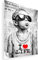 Boikal Wandaufkleber Banksy I Love My Life 80 x 120 cm Selbstklebende Wandbilder Wiederablösbar