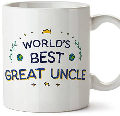 MUGFFINS Great Uncle Mug - in English - World's Best - Funny Gift - Ceramic 11oz Mug