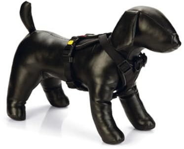 Beeztees Parinca Premiun Y-Geschirr - Hundegeschirr - Nylon - schwarz -
