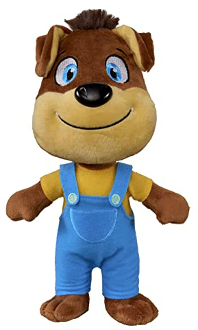 Bauer Spielwaren Toggolino Carlito: Kuscheltier aus softem Plüsch, offiziell lizenzierter Plüschartikel aus der Super RTL Kinderserie Toggolino, 25 cm, braun (12239)