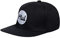 HIDETOSHI WAKASHIMA Sakae Izumi Aoba Snapback Kappe. Baseball Cap aus Baumwolle, mit geradem Schild, Buckram verstärkt, 6-Panel mit Eyelets, für Erwachsene, größenverstellbar (schwarz)