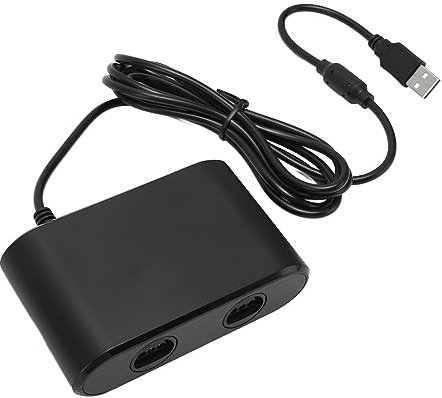 ASHATA for N64 Controller Adapter for Switch PC, Game Controller Converter Two for N64 Controllers to for Switch or PC Supports for Home for Turbo 2 in 1 Gamepad Adapter