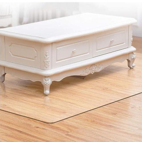 Transparente PVC-Schreibtischstuhlmatte, PVC-Kunststoff-Schutzpolster, wasserdicht, abriebfest, Stuhlmatte für Küche, Esszimmer, 2,0 mm Schutzpolster für Radfahren, Tisch, Schreibtisch, Stühle,