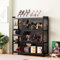 FVTVHEV Vitrine pour Collection Vitrine en Verre Armoire vitrine Vitrine en Verre pour Collection Meuble vitrine Armoire en Verre Vitrine Acrylique Meuble Salon, pour Salon et Bureau 100×33×111cm