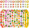 MULEVIP Hawaii Kette Blumen 48 Stücke Hawaii Kette Hawaii Blumenketten,Hawaii Blumen Halskette,Blumenkette Hawaii,Hawaii Ketten mit Halsketten Stirnbänder Armbänder für Hawaii Party Deko,100cm