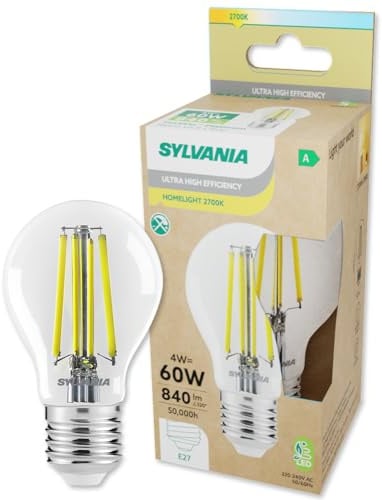SYLVANIA E27 LED Warmweiß 2700K & Neutralweiß 4000K | A-Energieklasse | Ersatz für 40W | Klassische Glühbirnen E27 Form