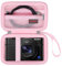 Elonbo Camera Carrying Case for Sony RX100 VII/ RX100 VI/ RX100 V/ RX100 IV/ RX100 III Compact Digital Camera, Vlogging Camera Travel Bag, Video Streaming Camera Storage Holder. Pink