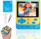Console de jeu portable pour enfants - 218 jeux vidéo rétro - Écran LCD de 6,3 cm - Mini arcade électronique - Cadeau pour garçons et filles - Bleu