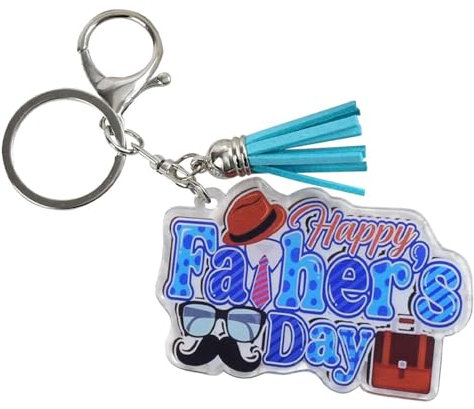 Ensemble porte-clés cadeau pour papa – kit porte-clés léger pour la fête des pères de 18 g | chaîne cadeau pour papa facile à utiliser | cadeau pour la fête des pères pour offrir des accessoires, des