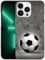 GlamCase for iPhone 13 Pro, iPhone 13 Pro Case - Football Wall art Design Printed Slim & Sleek Cute Plastic Hard Snap on Protective Designer Back Phone Case/Cover for iPhone 13 Pro White