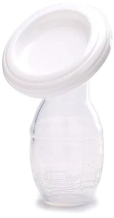 Manual Breast Pump with White Silicone lid Set 90ml/3oz