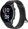 Mugust Edelstahl Mesh Metall Ersatzarmband für Amazfit GTR 4/3/3 Pro/2/2e/47mm/Stratos 3, 22mm Armband für Damen Herren (Schwarz)