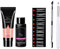 Crystal Nail Extension Gel Kits Nail Tips Crystal Poly Nail Gel Manicure 5pcs Set PGP007.