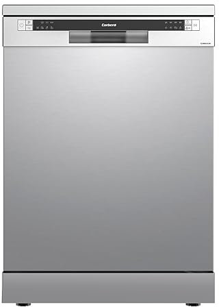 Corberó - Lavavajillas Gama Excellence | CLVM861424X | 14 Servicios | 6 Programas, 4 Temperaturas, Indicadores LED, Inicio Diferido, 3ª Bandeja, Función Media Carga | Inox