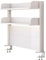 Clamp On Organizer Shelf, Desk Extender Pegboard Workstation, Computer Accessories for Office, Privacy Panel for Gaming, Clamp-on Desktop Shelving System (White 60cm)