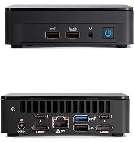 WEELIAO Mini PC Intel NUC 12 Pro NUC12WSKv5, 12e génération, Intel Core i5-1250P, Wi-Fi 6E, Bluetooth 5.2, 8 Go RAM, 512 Go SSD, Windows 11 Pro