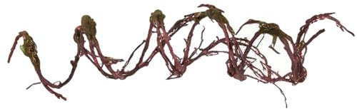 LGEGE Rami di vite artificiali ricurvi, 2,5 m, rami di albero finti pieghevoli, da appendere alla parete per la decorazione della camera da letto