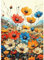AIRDEA Wildblumen Diamond Painting Erwachsene, DIY 5D Landschaft Diamant Painting Bilder, Bastelset Erwachsene Frauen als Haus Wanddeko 30x40 cm
