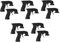 HOMSFOU 5pcs Paint Spray Paint Can Sprayer Attachment Spray Paint Turbo Can Spray Trigger Handle Spray Paint Handle Spray Handle Spray Paint for Graffiti Spray Can Handle Black Pp