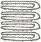 MospdyGear 4Pcs 36700028 Mini Chainsaw Chain for 4 Inch (10cm) Bar, 1/4 LP .043 Gauge 28 Drive Link Saw Chain, Replacement for Stihl GTA 26