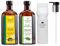 Nature Spell Hair Growth Duo with Rosemary & Jamaican Black Castor Oils, Pre-Diluted Oil Set to Stimulate Growth & Strengthen Dry Strands, with Applicator & Pump, For All Hair Types, Vegan