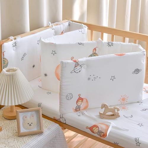 PTKG StoßFester Schutzgitter,Anti-Kollision Pads,Babynestchen Kuschelnest,Laufstall für Babys Klappbar,Tragbarer Spielstall,Atmungsaktiven Mesh-WäNden,Indoor Spielgehege,C13,120 * 28cm