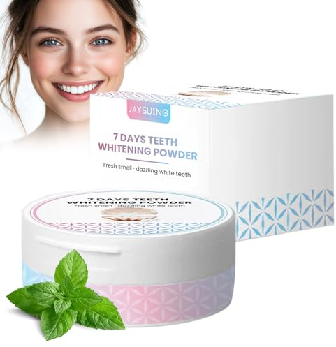 Blanqueador Dental Profesional,Polvos Blanqueadores Dientes,Blanqueamiento Dental Eliminación Profunda de Manchas,Eficaz Para Fortalecer Dientes y Encías,Suave Para Dientes Sensibles (white)