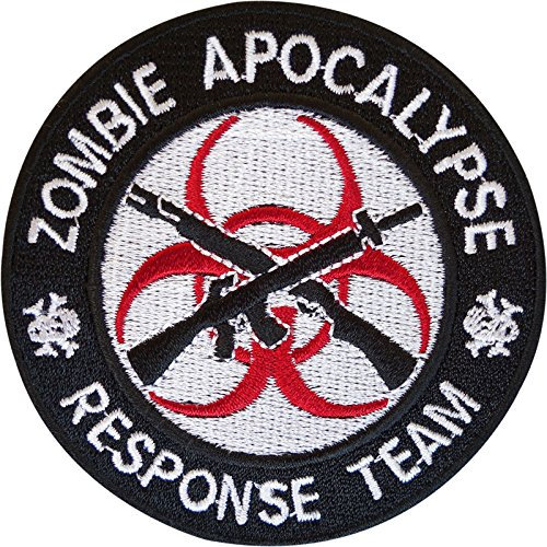 Zombie Apocalypse Response Team Embroidered Patch Badge Iron On/Sew On Clothes