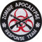 Zombie Apocalypse Response Team Embroidered Patch Badge Iron On/Sew On Clothes