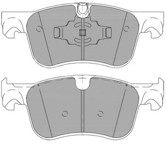 Borg & Beck BBP2463 Front Brake Pads