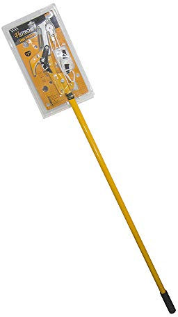 Hoteche 354961 Tijera Podar Telescópica, Naranja / Negro