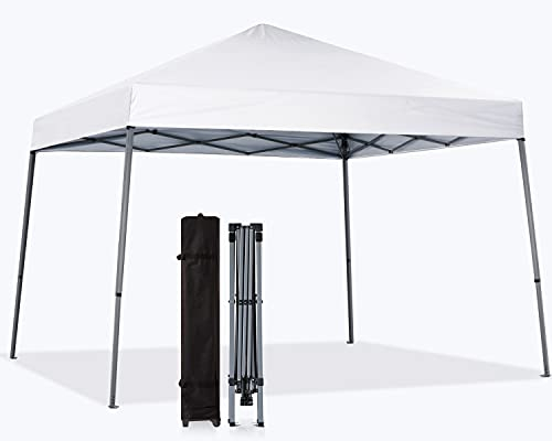 MasterCanopy 3 x 3 m Pop up Pavillon Faltpavillon Festzelt Partyzelt für Markt, Garten, Hof, Weiß