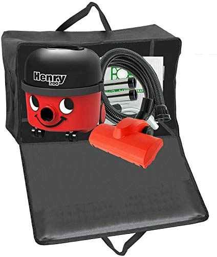 Spares2go Large Storage Bag Compatible with Numatic Henry Hetty Vacuum Cleaner Tools Parts Accessories (Black, 100L)
