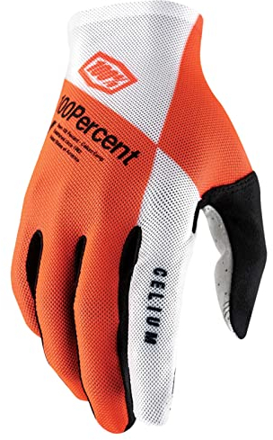 100% MTB-Handschuhe Celium Orange Gr. S