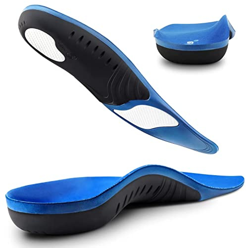 Plantar Fasciitis Insoles, High Arch Support Shoe Inserts for Women Men