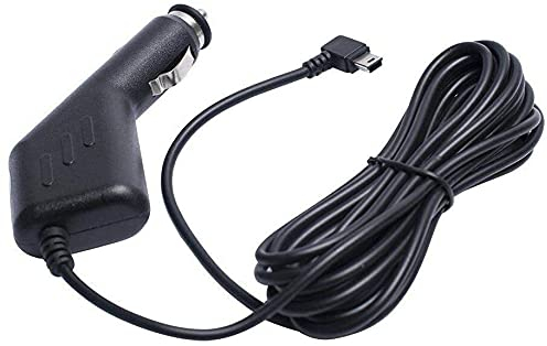 Chargeur de voiture à angle droit avec connecteur mini USB pour GPS Navman Mio Moov M410 M610 & Spirit 485 12 V 24 V