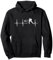 Eishockeyspieler Herzschlag Eishockey Pullover Hoodie