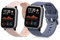 kwmobile 2x Sportarmband kompatibel mit Willful Fitnesstracker/Smartwatch Armband - Fitnesstracker Band Set aus TPU Silikon