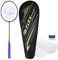 Flexpro 4U Badmintonschläger mit 11,8 kg Spannung, Kohlefaser, leicht, Taurus