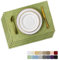 Home Brilliant Place Mats Set of 4 Table Mats Green Table Decorations Placemats for Kitchen Decor, Lined Linen Place Mats for Protect, 33 x 48 cm, 4 Pcs, Grass Green