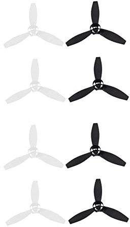 JILLIAN 8 Propeller, Zubehör, Ersatzklingen für Parrot Bebop 2 Drohnen, Schwarz /